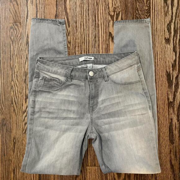 Grey high waisted skinny jeans refuge - Picture 2 of 4